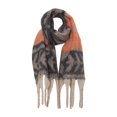 thumbnail image 3 of SUNSIOM Foulard Mode Châle pour Femmes Imprimé Feuilles avec Franges Pashmina Grande Couverture Chaude pour Automne Hiver, 3 of 6