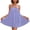 Purple, variant on Eawtki Women's Square Neck Spaghetti Strap Mini Dress Pleated Flowy Design Lightweight Dress For Summer Beach Vacation Pool Parties
