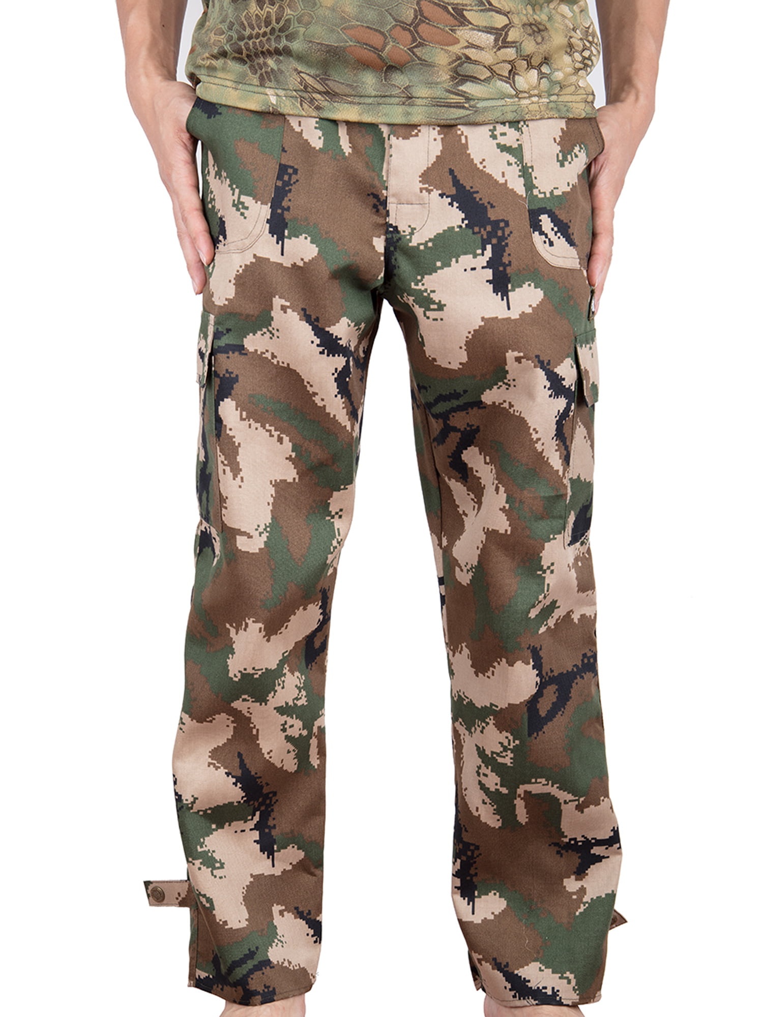 Mens Military Style Total Terrain Camo BDU Pants, Desert Digital Camo ...