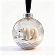 thumbnail image 2 of Liamobondopolis Glowing Christmas Story Ornament, Light Up Mini Holiday Scene with Polar Bear for Christmas Tree and Winter Home, 2 of 7