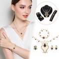 thumbnail image 1 of TIMIFIS Earrings Ensemble de Bijoux de Mode pour Femmes 5 Pcs Accessoires Bijoux en Or Été, 1 of 7