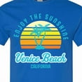 thumbnail image 4 of Inktastic Summer Enjoy the Sunshine Venice Beach California in Blue T-Shirt, 4 of 5