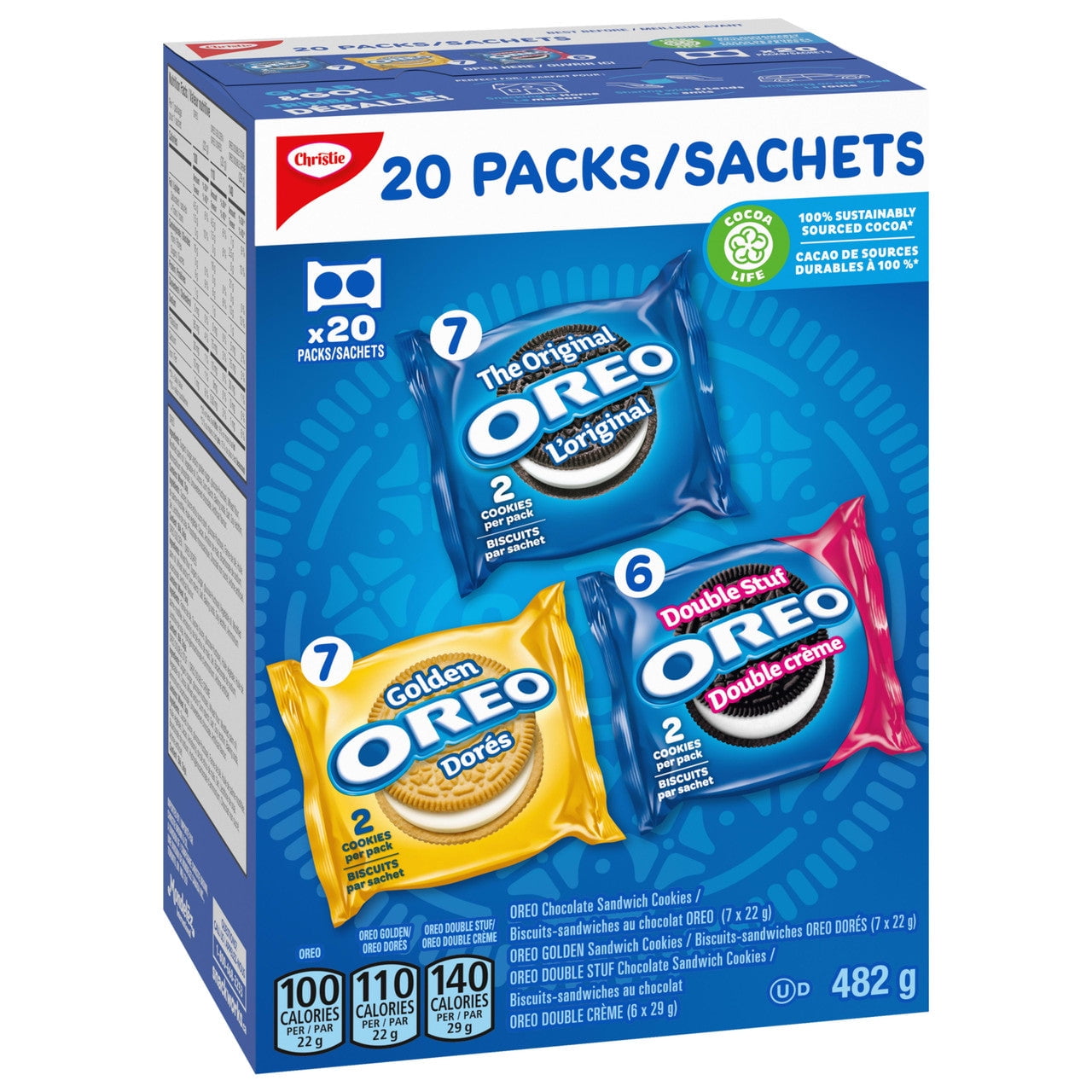 Christie Oreo Cookies Variety Pack, 482g/16.9 oz