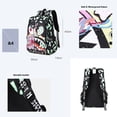 thumbnail image 6 of Shark Mouth Fashion Backpack for Boys Girls, Camo Big Capacity Bookbag Travel Laptop Daypack-Blue, 6 of 7