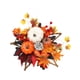 thumbnail image 5 of Corona de Halloween con hojas de arce y calabaza artificiales para festivales y granjas 25 centímetros, 5 of 8