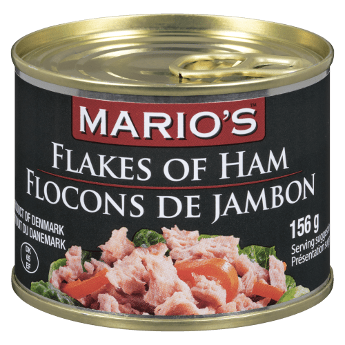 MARIO'S Flakes of Ham 156 g - Canned Ready-to-Eat, Mario's Flakes of Ham 156 grams