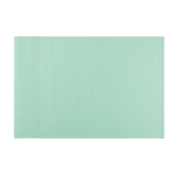 Yuarrent Tapete de de drenaje a rayas, encimera de cocina, aislamiento de silicona, posavasos antideslizante resistente Mostrada Verde Yuarrent HA001454-02