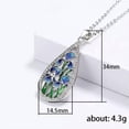 thumbnail image 3 of K-KED Elegant Women 925 Silver Filled Necklace Pendant Cubic Zirconia Delicate Jewelry Gifts-#1, 3 of 6