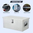 thumbnail image 7 of EastVita 20 Inch Aluminum Diamond Plate Tool Box With Lock and Keys, Heavy Duty Waterproof Truck Storage Organizer Chest for Pick Up Truck Bed, Rv Trailer/Van With Side Handle, 7 of 7