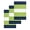 Navy blue Green, variant on Turquoise Beige Stripe Kitchen Dish Towels for Drying Dishes Set of 3, Modern Art Horizontal Striped Waffle Weave Microfiber Hand Tea Bathroom Towels Quick Dry & Absorbent Towel 12x12
