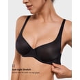 thumbnail image 3 of Sostén Balconette de Malla INLYRIC Transparente Sin Relleno Negro 38F, 3 of 6