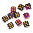 thumbnail image 4 of Acrylique Six dés Mis en Place Partie Rôle Jeux de Table Noir, 4 of 6