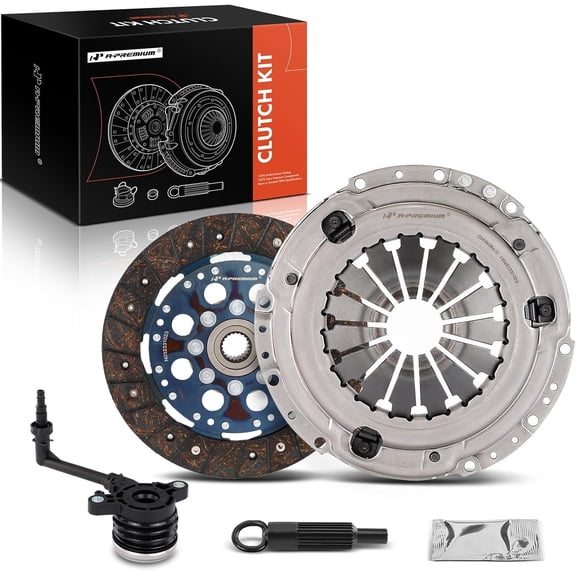 A-Premium Transmission Clutch Kit with Clutch Slave Cylinder Compatible with Nissan Sentra 2007-2019, Versa 2007-2012, L4 1.8L 2.0L, Replace# 52254015