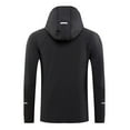 thumbnail image 4 of Mens Athletic Workout Hoodies Big & Tall Casual Full Zipper Pockets Long Sleeve Sweatshirts Plus Size Basic Gradient Lightweight Hoodie XL-4X, 4 of 5