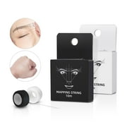 Bradem Eyebrow Line, Pre Inked Mapping String Microblading Eyebrow Marker Thread Line Tool 10ml
