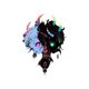 thumbnail image 2 of 1pc Women's Casual Graphic Tee, Polyester Round Neck Short Sleeve T-Shirt with Abstract Demon Girl Print, Comfortable Knit Fabric, All-Season Fashion Top, 2 of 6