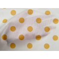 thumbnail image 4 of oneOone Cotton Poplin Yellow Fabric Polka Dots Dots Diy Clothing Quilting Fabric Print Fabric By Yard 42 Inch Wide, 4 of 4