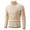 Beige, variant on Men's Turtleneck Long Sleeve Sweaters 2024 Fall Winter Warm Pullover Tops Slim Comfy Basic Sweater Solid Thermal Thick Shirts