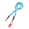 thumbnail image 4 of Leash Safety Rod Leash, tela de nylon reforzada en el exterior Accesorio profesional duradero Cuerda elástica de 38.6 a 78.7 pulgadas Azul shamjiam Correa de remo para kayak, 4 of 6