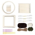 thumbnail image 4 of Mini Kit De Telar De Madera DIY Juego De Telar Tejido DIY Para Ni?os Tapiz Adultos Sunnimix Mini telar, 4 of 8