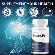 MemoPryl Advanced Brain Support Formula Supplement Memo Pryl 60 Capsules