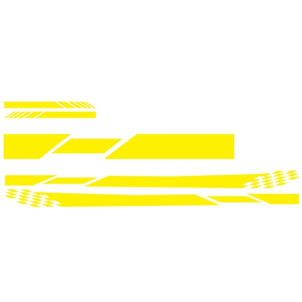 Pegatinas Para Coche De 5 Piezas, Calcomanías De Cubierta De Capó De Primera , Parches De Rayas Largas Para El Lado Del Coche, Juegos De Pegatinas De Modificación Geniales Con Espejo Eigraketly VI009245-04