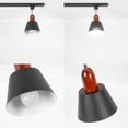 thumbnail image 2 of FSLiving H type Track Lighting,Black Ceiling Spotlighting Remote Control with Color Changing RGB Tunable White A19 Smart Bulb Cone Lights H Track Mounted for Kitchen Island Shopwindow Disco Ball, 2 of 8