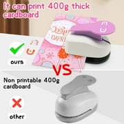 Earring Card Punch - Pink Craft Punches, Craft Lever Punch for Earring Card