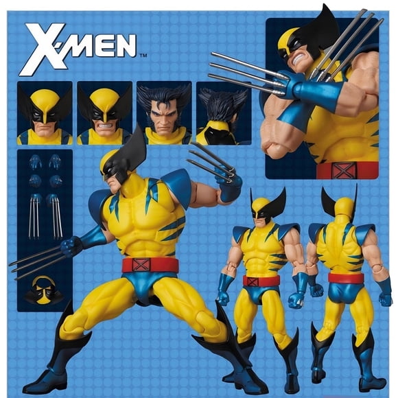 Medicom Toy Mafex No.096 Wolverine Comic Ver. X-men Medicom Toy Figura coleccionable