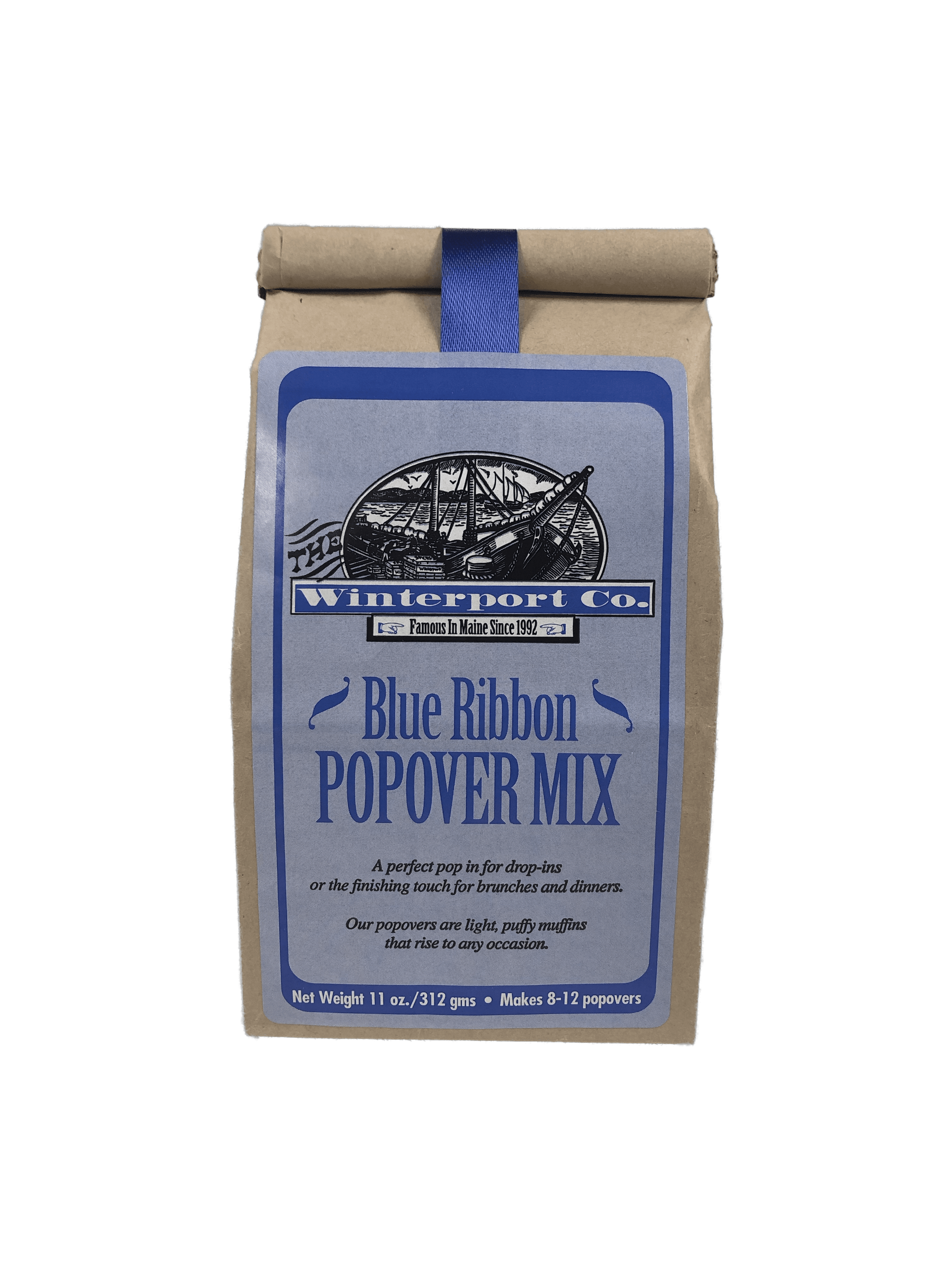 Winterport Co. Traditional Popover Mix, 11 Ounce, Made in Maine, All