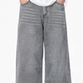 thumbnail image 5 of Mifsaly Boys Wide Leg Jeans Teen Baggy High Waist Denim Pants Relaxed Fit Going Out Casual Streetwear with Pockets, 5 of 5
