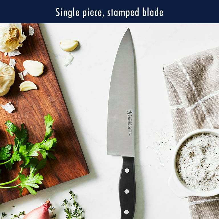  HENCKELS Statement 14-piece Self-Sharpening Knife Set with Block,  Chef Knife, Paring Knife, Bread Knife, Steak Knife Set, Dark Brown,  Stainless Steel: Home & Kitchen