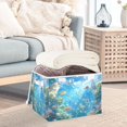 thumbnail image 5 of WOBOGO Undersea World Large Collapsible Storage Box Flip Lid Fabric Decorative Organizer Container Basket with Handles 16.5×12.6×11.8in, 5 of 7