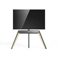 thumbnail image 3 of FITUEYES Design Corner TV Stand for 55 65 70 75 78 Inch TV, Easel TV Stand for Bedroom, Living Room and More, Modern TV Stand with Cable Management, Picasso Series., 3 of 6