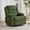Corduroy | green 54 seat width (58 false width), variant on Rocking Recliner Chair for Adults, Oversized 360° Swivel Rocker Recliner with Cup Holder, Nursery Glider with Upholstered Deep Seat Corduroy Comfy Single Sofa for Living Room