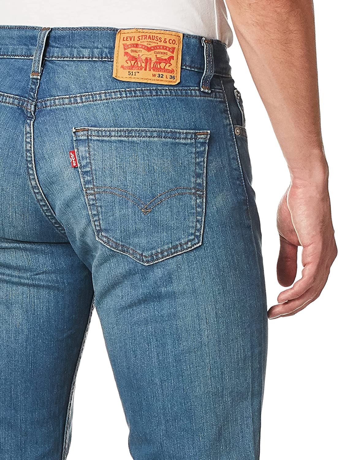 toezicht houden op Hoes Getand Levi's Men's 511 Slim Fit Jeans - Walmart.com