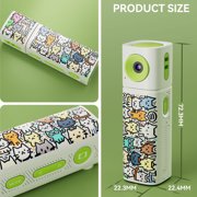 2K 32GB Mini Thumb Digital Camera/Video Camera, 0.96 HD LCD Display, Portable Small Cameras for Capturing Life Moment Youthwith Elegant Gift Box/USB2.0 2-in-1 SD/TF Card Reader