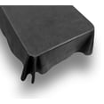 thumbnail image 2 of SpillGuard Flannel Backed Vinyl Tablecloth (52" x 90" Oblong) - Black, 2 of 8