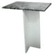 thumbnail image 2 of Mesa De Centro Mdf Melamico Vinil Metalico Tipo Marmol Resisten Negro, 2 of 6