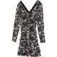 thumbnail image 1 of GUESS Mujer Floral Bodycon Vaina negro 2 Guess Bodycon,Sheath, 1 of 2
