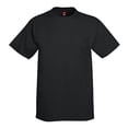 thumbnail image 1 of Hanes 5590 Adult Tagless Tee With Pocket, Black - Large, 1 of 1