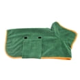 thumbnail image 1 of Albornoz absorbente de secado rápido para mascotas, con capucha y forro polar coral, ropa para perros con pelo dorado de Teddy Coke, 1 of 5