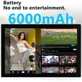 thumbnail image 2 of 2025 Newest Android 13 Tablet with Keyboard 10 Inch 2 in 1 Tablets, 12GB RAM 128GB ROM 1TB Expand, Quad-Core 2.0GHz CPU Tablet PC, 5G WiFi 6 BT 5.0, 8MP Camera, Google Certified Tableta, 2 of 8