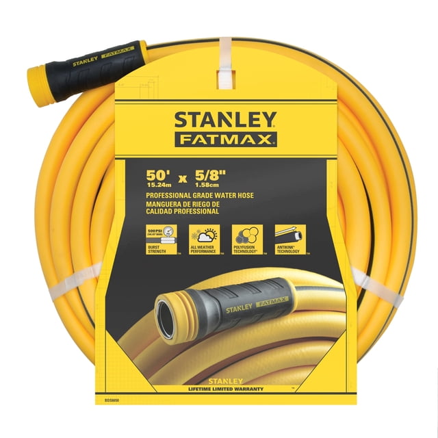 Manguera de agua Stanley Fatmax de grado profesional de 15 m x 1,6 cm