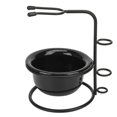 thumbnail image 1 of 2pcs Shaving Brush Stand with Bowl Stable Base Dust Proof Metal Holder Shaving Soap Bowl, 1 of 5
