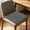 Dark Gray, variant on Xhegex Thick Corduroy Chair Cushions for Dining - Soft, High Resilience Padding with Non-Slip Base - Ideal for Home and Office Use