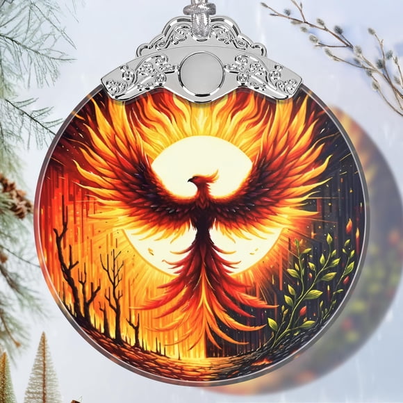 Adorno con forma de atrapasoles Jocidea Phoenix, 7,5 x 9 cm