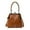B, variant on Women's Kiss Lock Crossbody Bag PU Leather Kiss Clasp Purse for Cash Change Make Up Women's Shoulder Bags