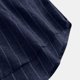 thumbnail image 4 of Camisas Vaqueras Para Hombre Manga Corta Cotton Top Button Manga camisa de cuello masculino Puntos rayados de verano Casual 7 blusa de Men (Navy, L), 4 of 7