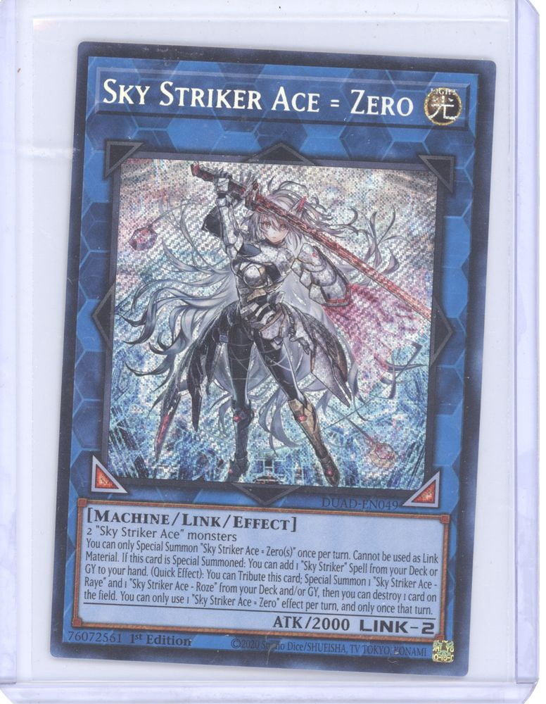 Yu-Gi-OH! Duelist's Advance Sky Striker Ace - Zero #DUAD-EN049